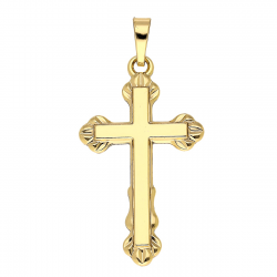 ZAWIESZKA POZŁACANA 35/17 MM KRZYŻYK XUPING 85201