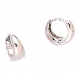 KOLCZYKI PLATYNOWANE 11/5,5 MM SREBRNE TRADYCYJNE MALUSZKI XUPING 85313