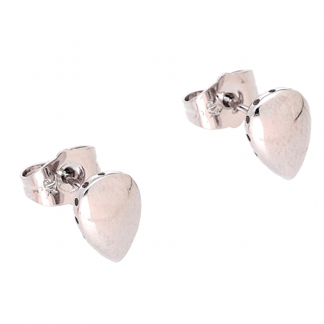 KOLCZYKI PLATYNOWANE 10/7 MM SREBRNA ŁEZKA XUPING 85340