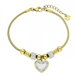 BRANSOLETKA POZŁACANA 17+3 CM S.STEEL TTM XUPING 85398