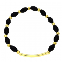 BRANSOLETKA POZŁACANA ELESTIC S.STEEL TTM XUPING 85413
