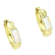 14K KOLCZYKI POZŁACANE 17/4 MM AB CRYSTAL XUPING 85464